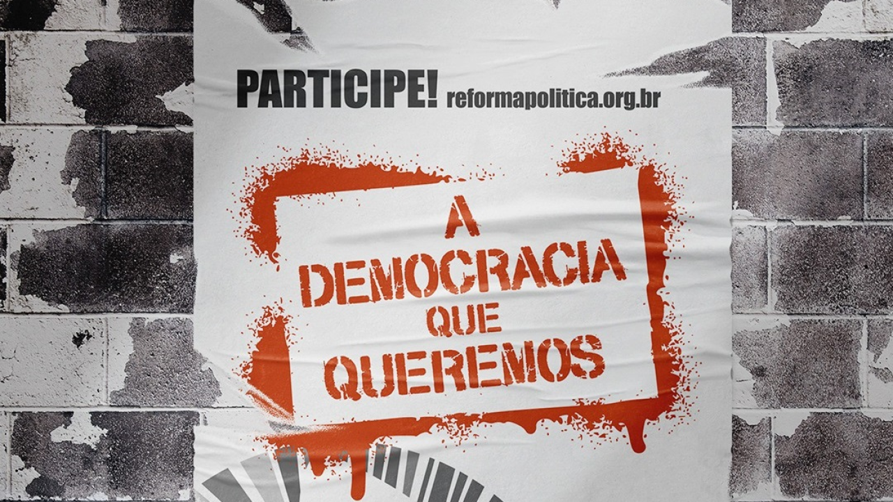 Plataforma lança campanha em defesa da Democracia e com críticas ao sistema político